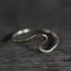Wave ring - sterling silver