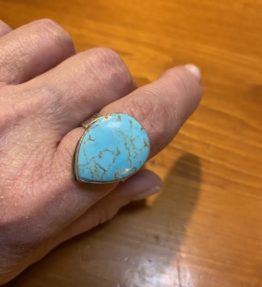 Sterling Royston Turquoise Ring