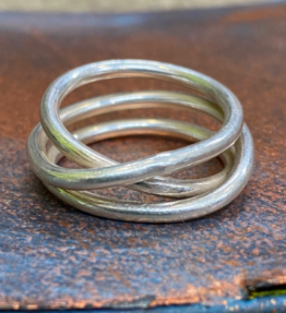 Sterling Entwined Ring