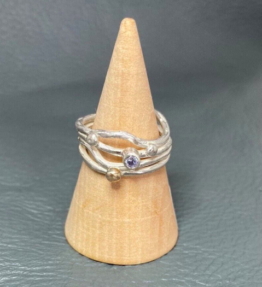 Sterling Fine Silver Wave Ring